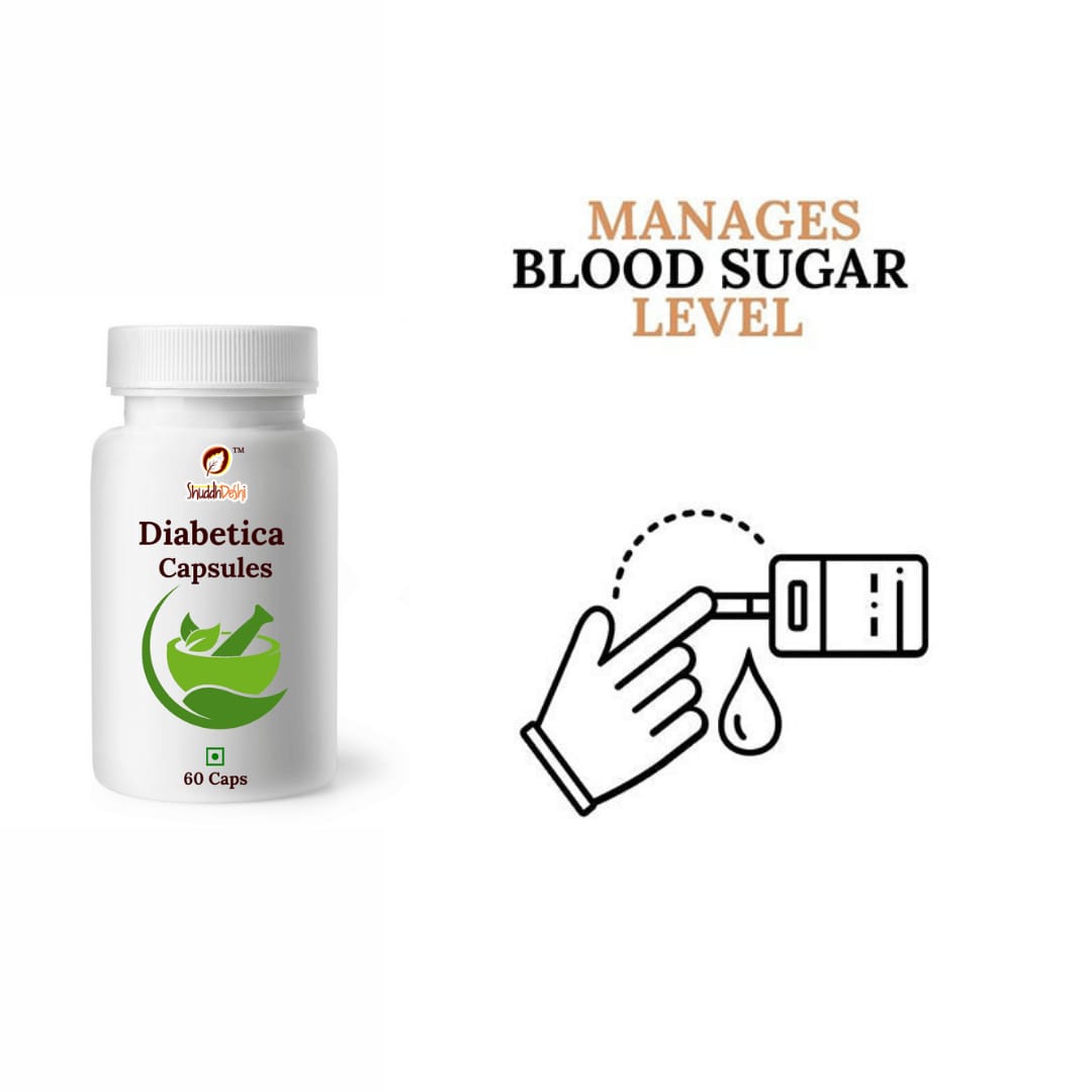 4 Months Supply | You Save ₹599 | (4 Bottles of Diabetica Capsules)